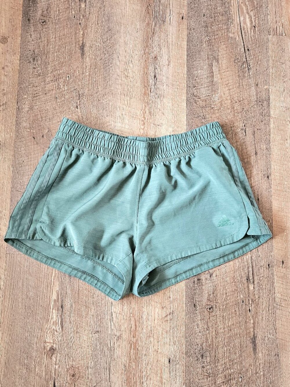 Adidas Green Athletic Shorts Aeroready Women’s Small Running Gym